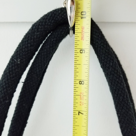 WICKED Silver Sequin Large Black Jute Market Beach Tote - Picture 10 of 11